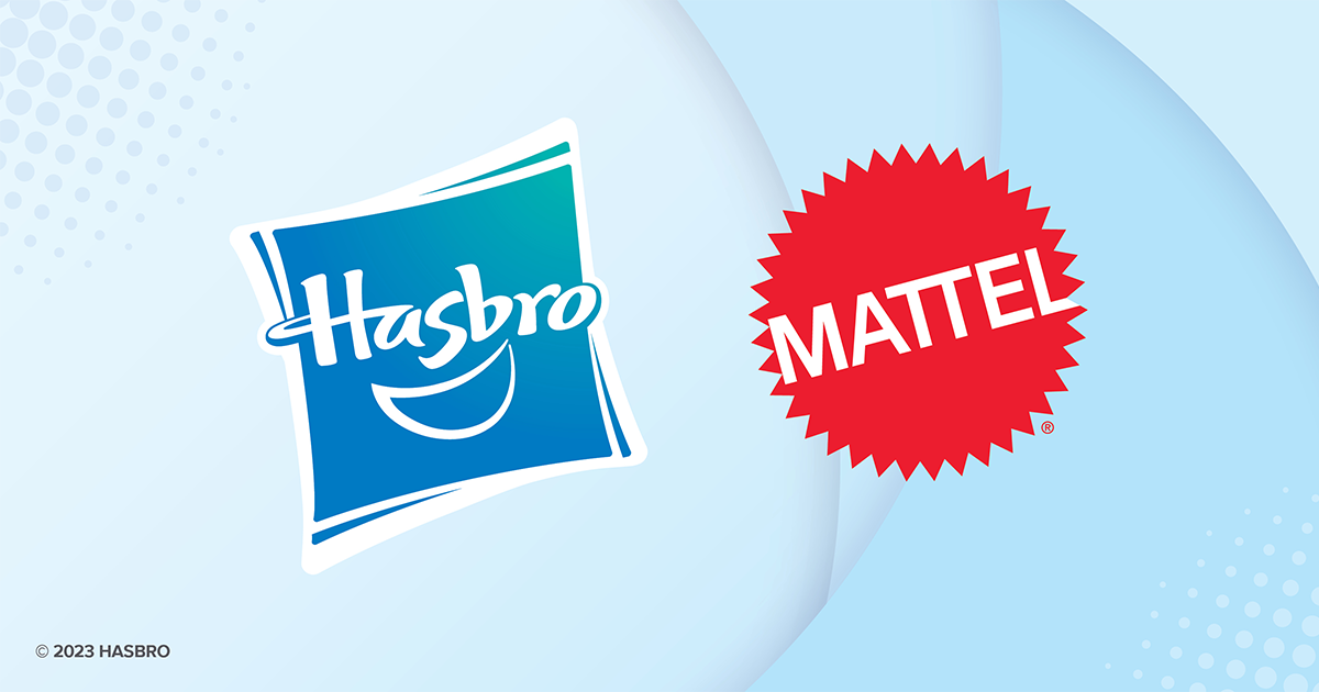 Hasbro mattel sales